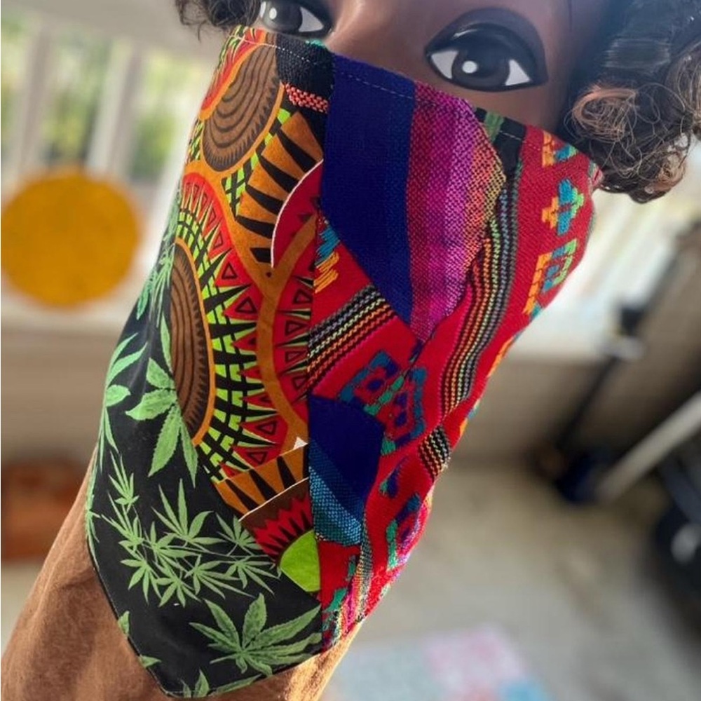 Colorful Patchwork Bandana - Picture 3 of 8